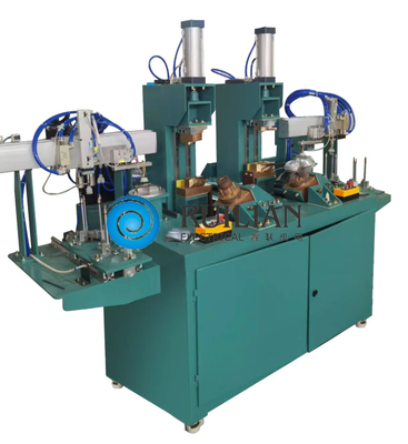 Automatischer Ventilatorflügel-doppelte Stations-Nuss-Punktschweissen-Maschine 100KVA