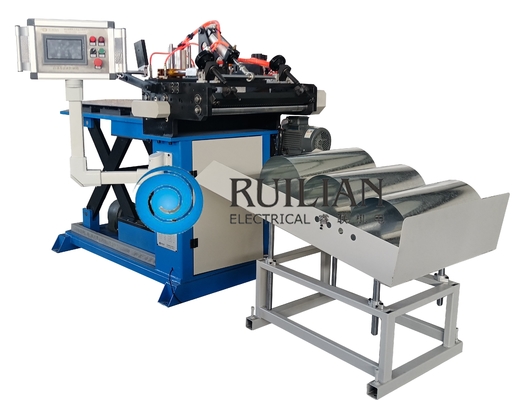 Rohr-Walzwerk-Lufteinlass-automatische Rundungs-Maschine 2KVA der Kreis-Strecken-100mm