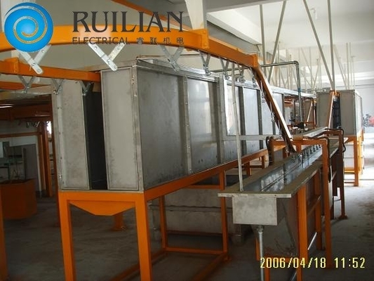 120KW Spritzlackierverfahren-Ausrüstungs-Suspendierung, die das Eintauchen und trocknende Fertigungsstraße übermittelt