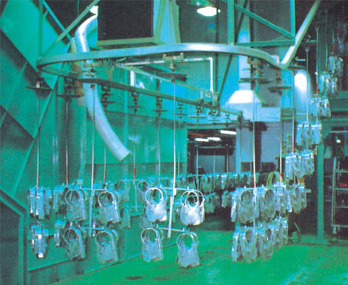 120KW Spritzlackierverfahren-Ausrüstungs-Aluminiumteil-Beschichtungs-Linie 15m/Min